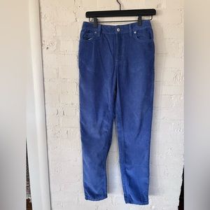 BDG blue corduroy mom high size pant size 26